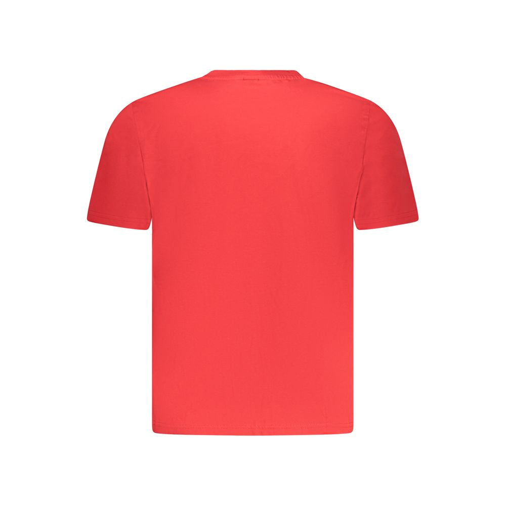 North Sails Red Cotton Men T-Shirt - Luxe Nova
