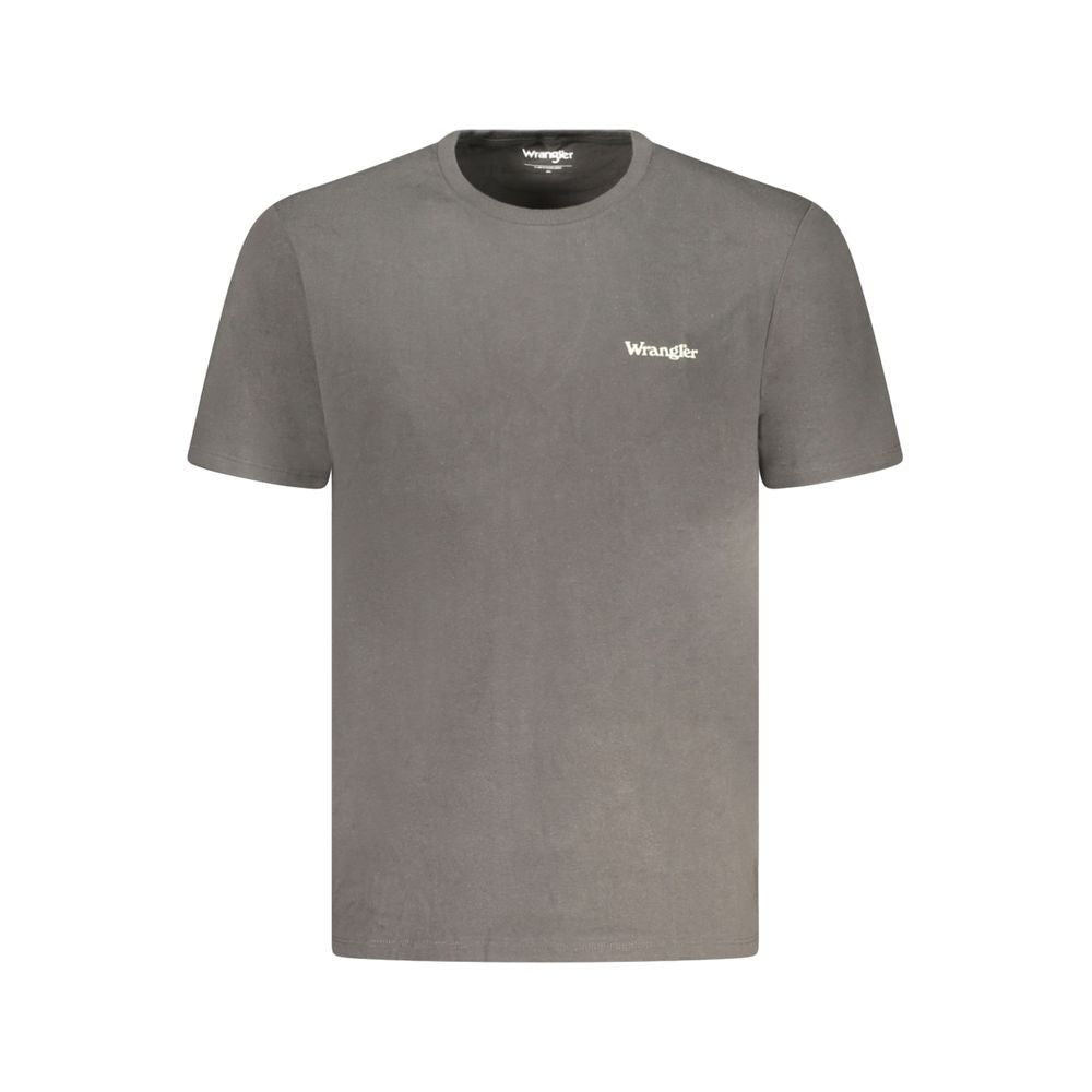Wrangler Black Cotton T-Shirt - Luxe Nova