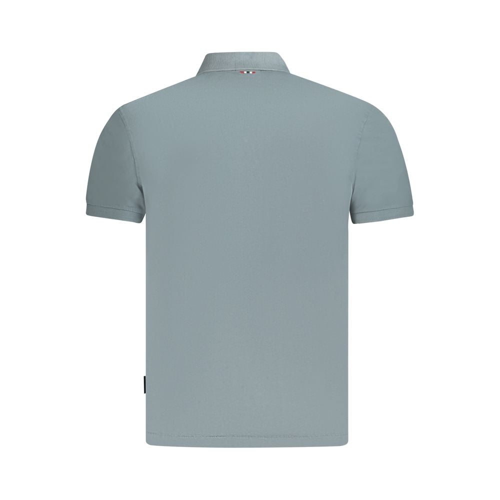 Napapijri Grigio Cotton Men Polo - Luxe Nova
