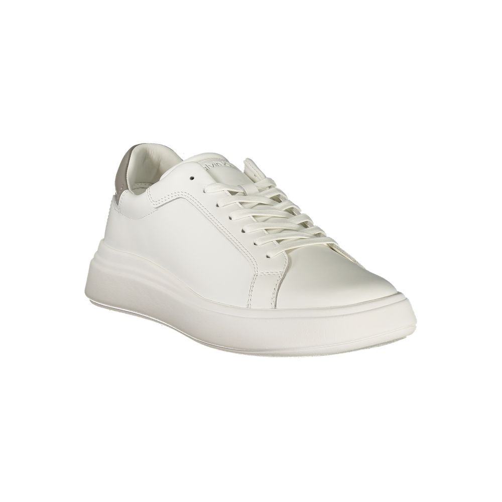Calvin Klein White Polyurethane Men Sneaker - Luxe Nova