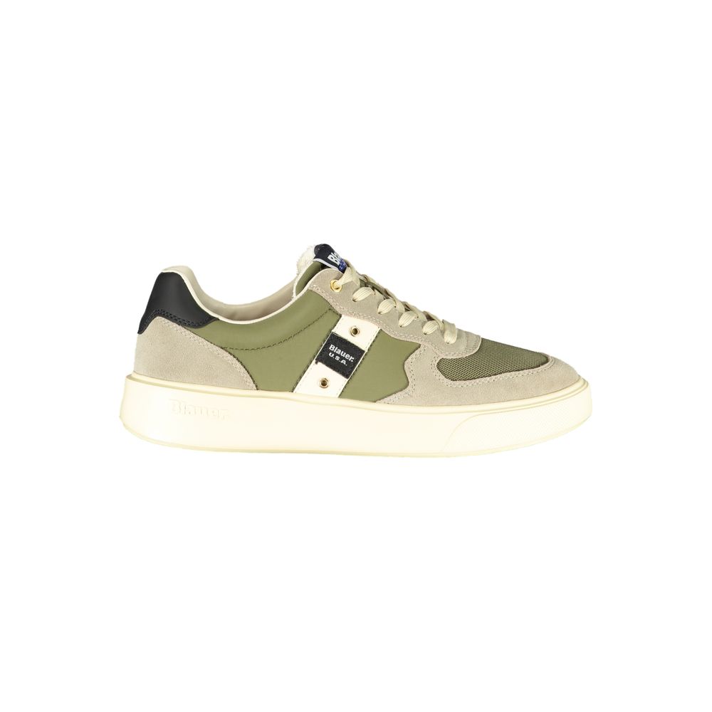 Blauer Green Leather Men Sneaker - Luxe Nova