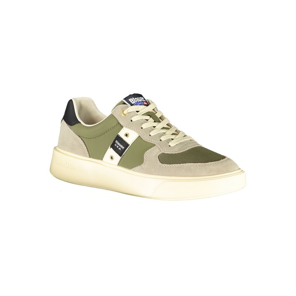 Blauer Green Leather Men Sneaker - Luxe Nova