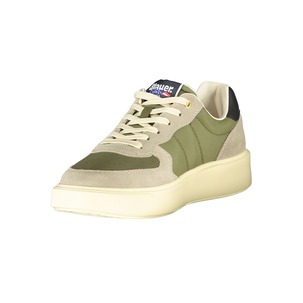Blauer Green Leather Men Sneaker - Luxe Nova
