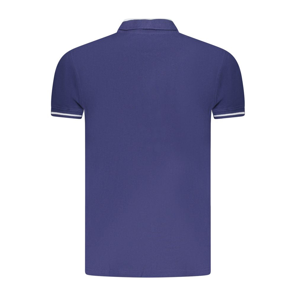 Cavalli Class Blu Cotton Men Polo - Luxe Nova