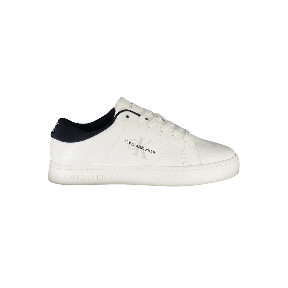 Calvin Klein Bianco Polyurethane Men Sneaker - Luxe Nova