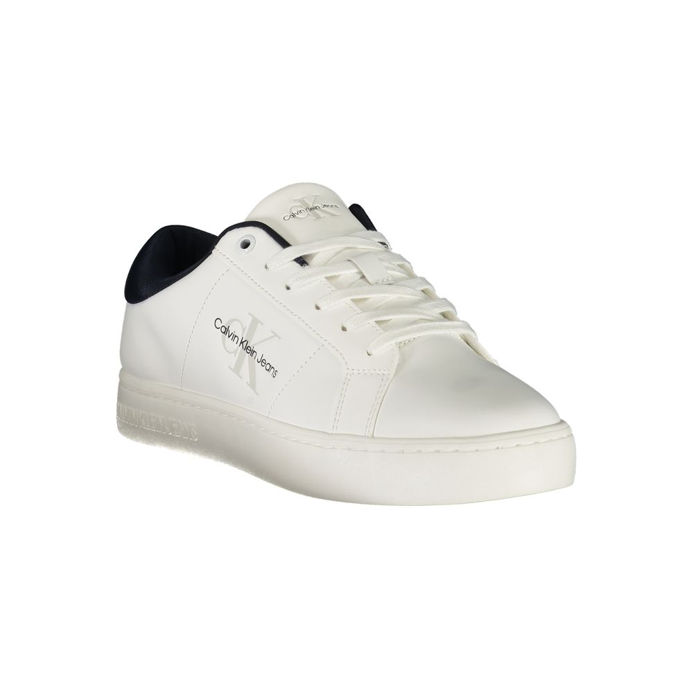 Calvin Klein Bianco Polyurethane Men Sneaker - Luxe Nova