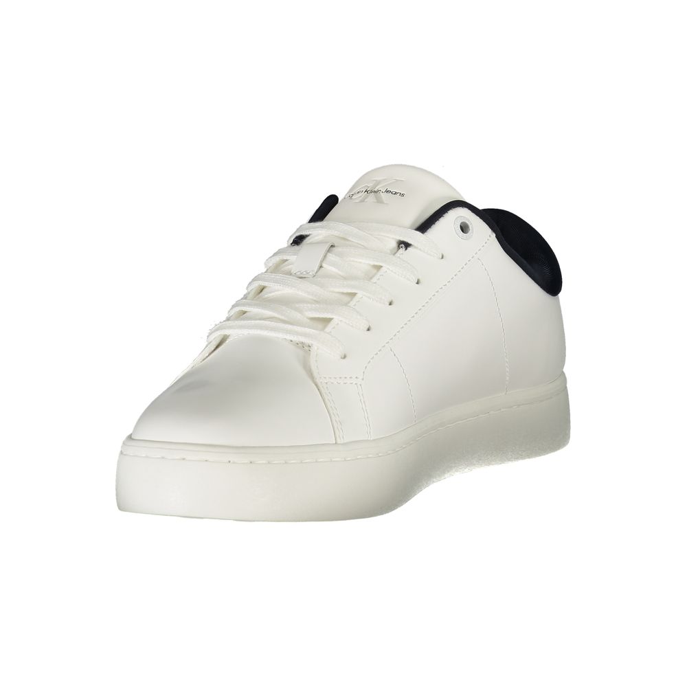 Calvin Klein Bianco Polyurethane Men Sneaker - Luxe Nova