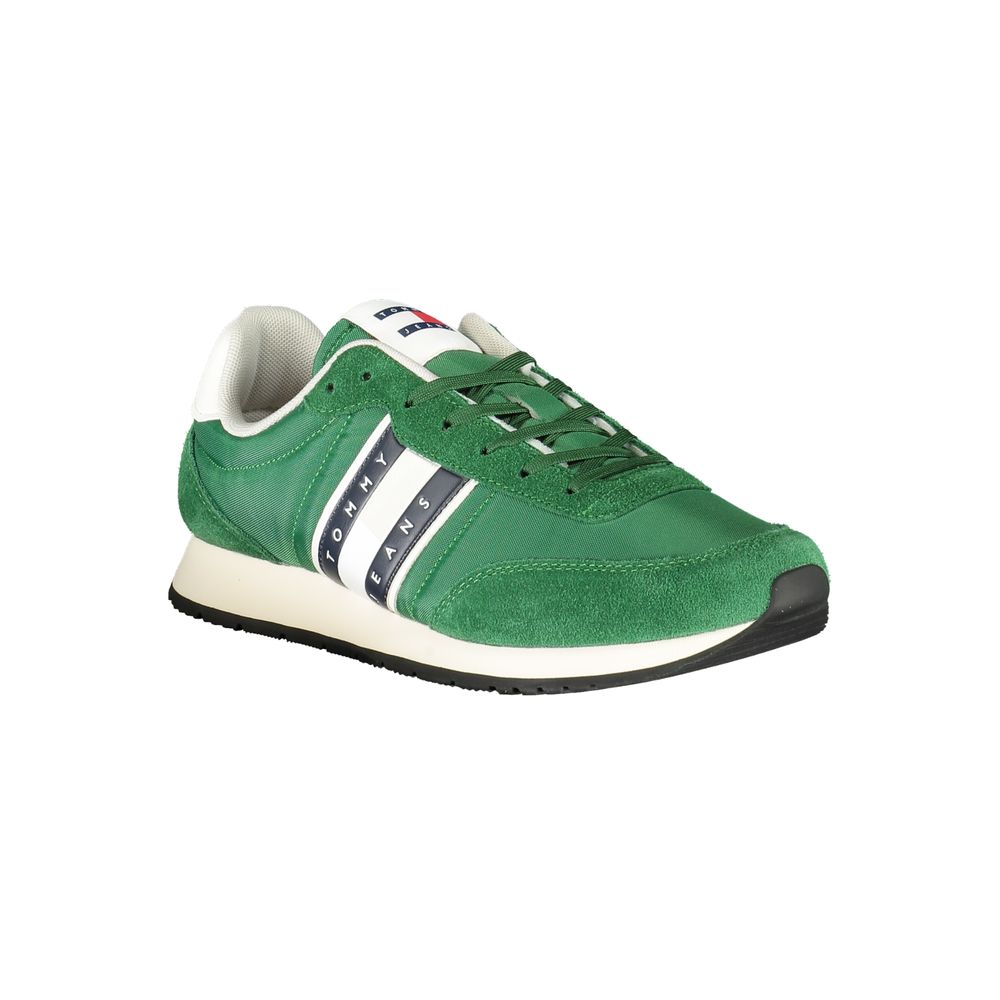 Tommy Hilfiger Verde Polyester Men Sneaker - Luxe Nova