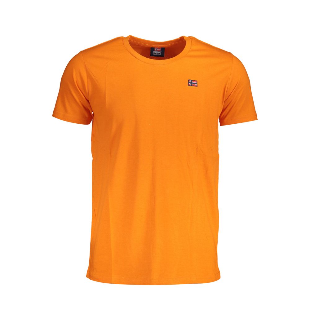 Norway 1963 Arancione Cotton Men T-Shirt - Luxe Nova
