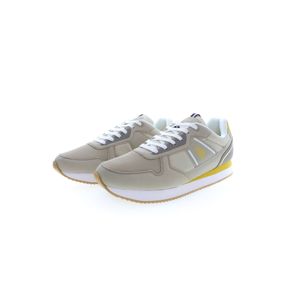 U.S. POLO ASSN. Beige Polyurethane Men Sneaker - Luxe Nova