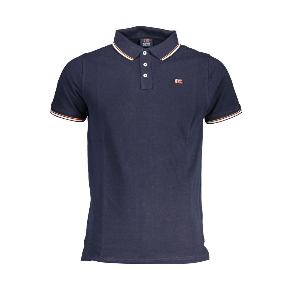 Norway 1963 Navy Cotton Men Polo - Luxe Nova