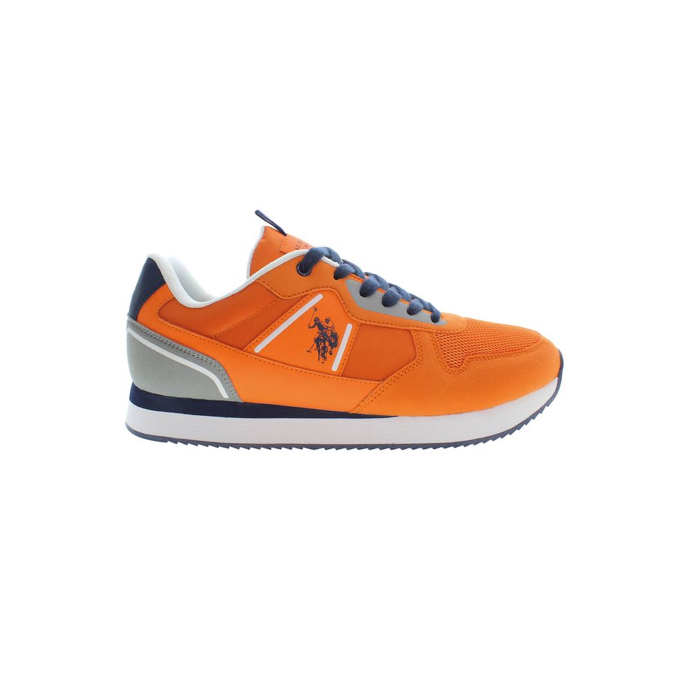 U.S. POLO ASSN. Arancione Polyurethane Men Sneaker - Luxe Nova