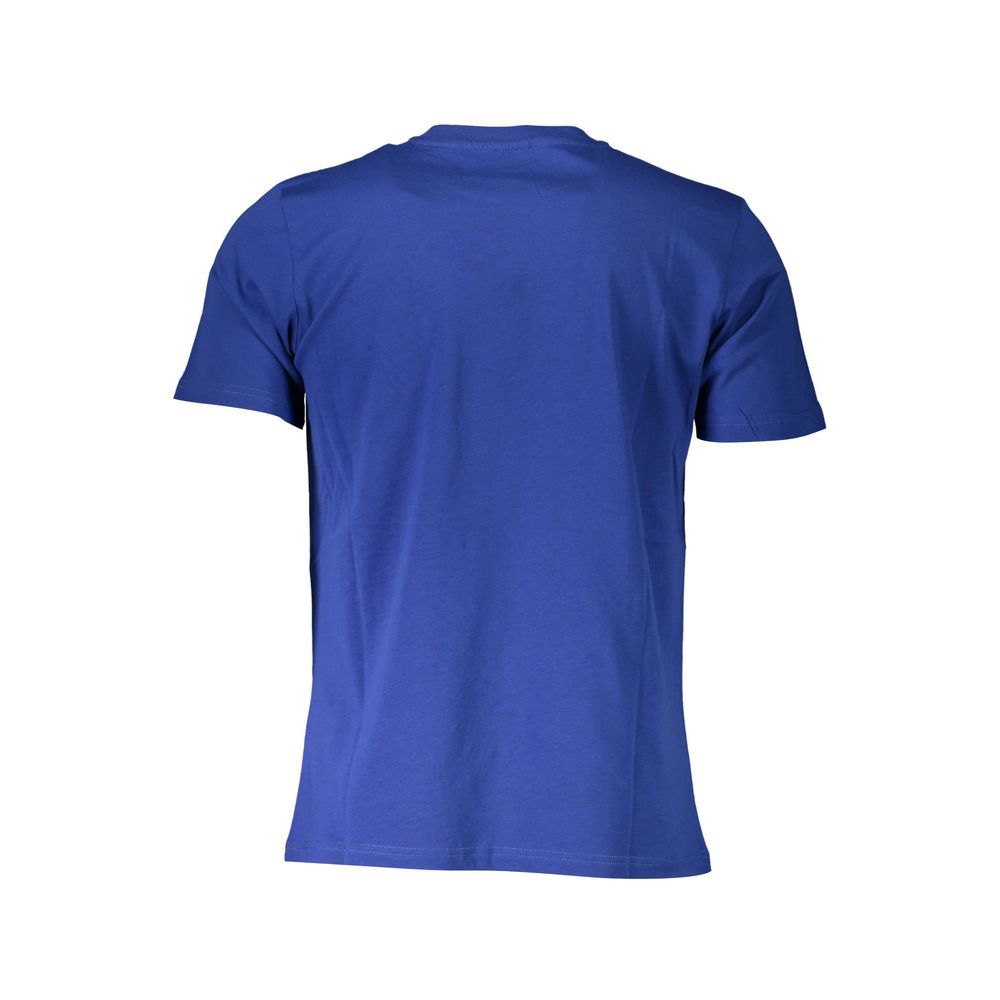North Sails Blue Cotton Men T-Shirt - Luxe Nova