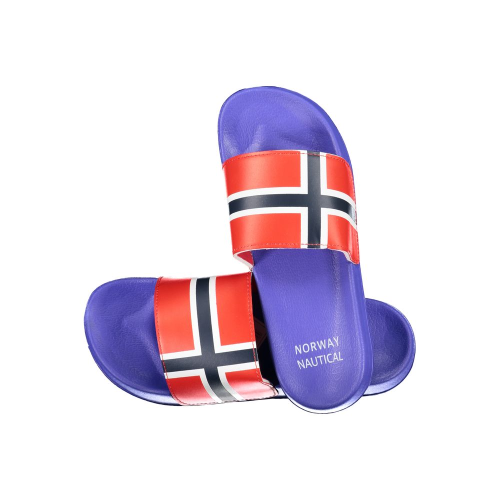 Norway 1963 Blu Plastica Uomo Ciabatta - Luxe Nova