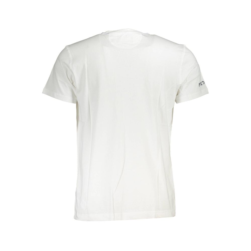 La Martina White Cotton Men T-Shirt - Luxe Nova