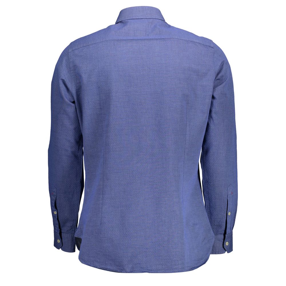 U.S. POLO ASSN. Blue Cotton Men's Shirt - Luxe Nova