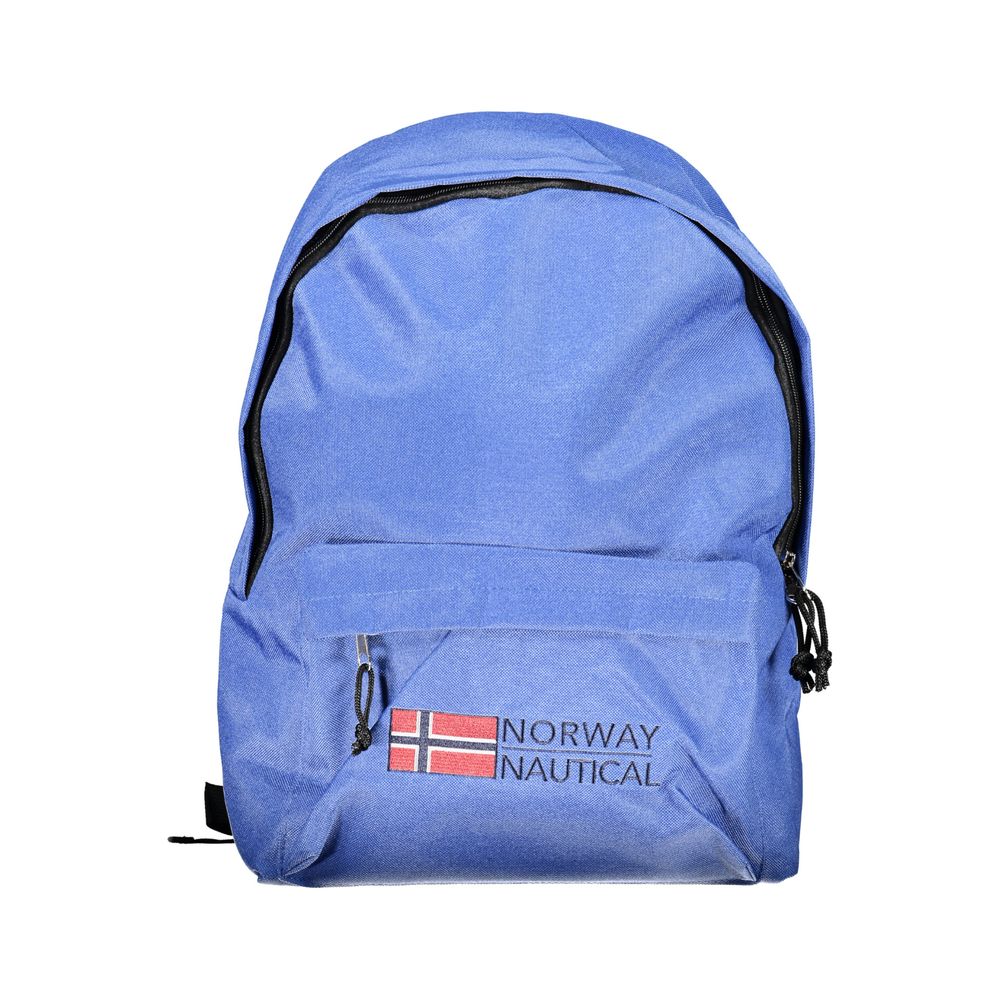 Norway 1963 Blue Polyester Men Backpack - Luxe Nova