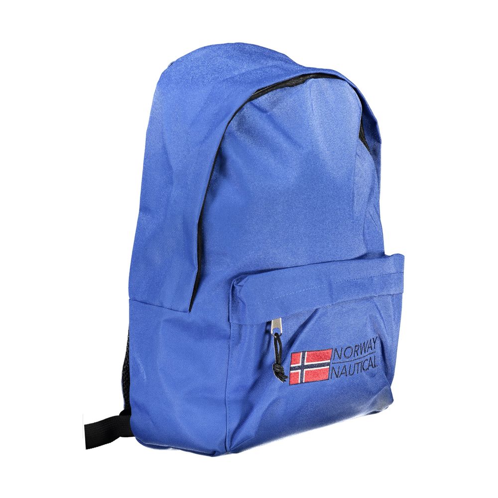 Norway 1963 Blue Polyester Men Backpack - Luxe Nova