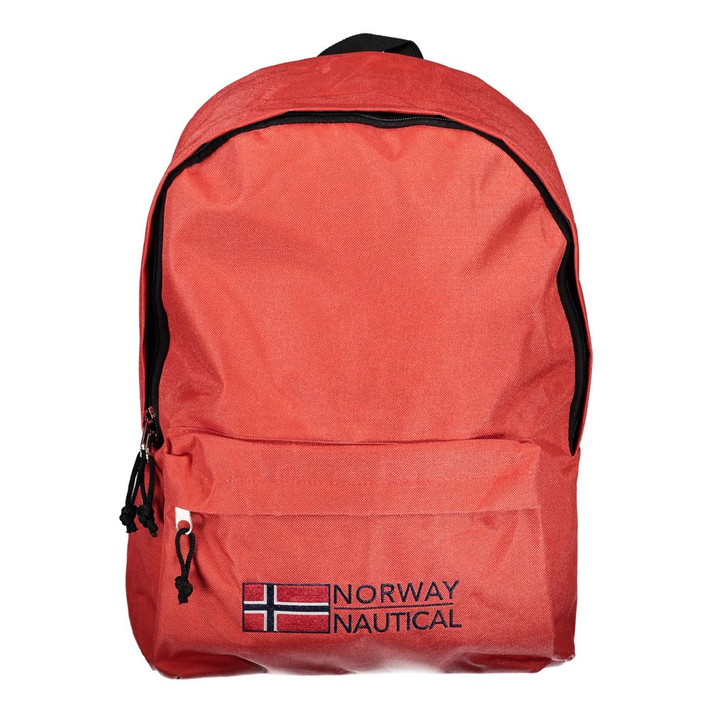 Norway 1963 Rosso Polyester Men Backpack - Luxe Nova