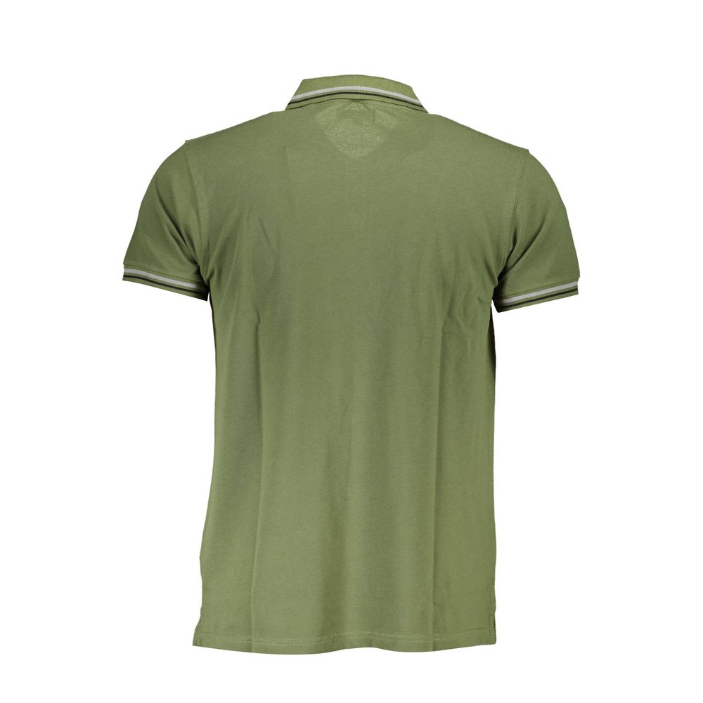 Cavalli Class Verde Cotton Men Polo - Luxe Nova