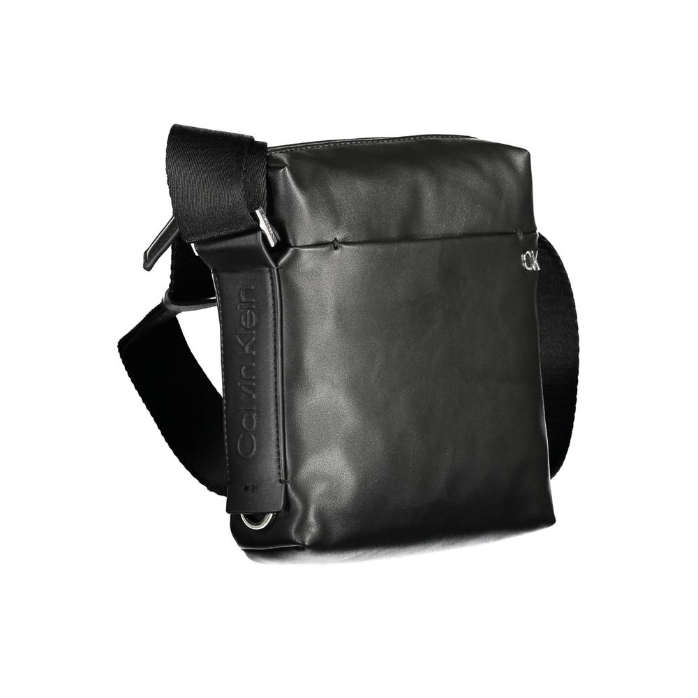 Calvin Klein Nero Polyester Men's Shoulder Bag - Luxe Nova