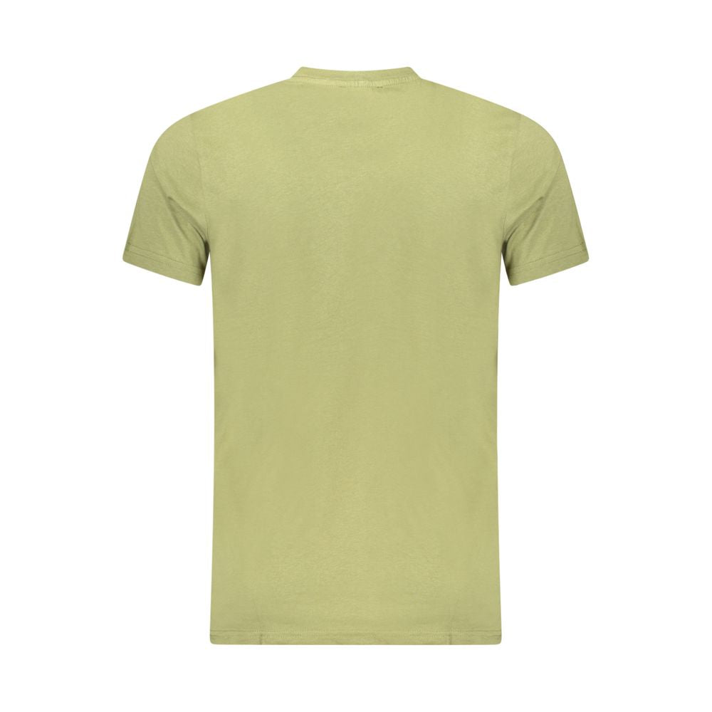 Cavalli Class Verde Cotton Mens T-Shirt - Luxe Nova