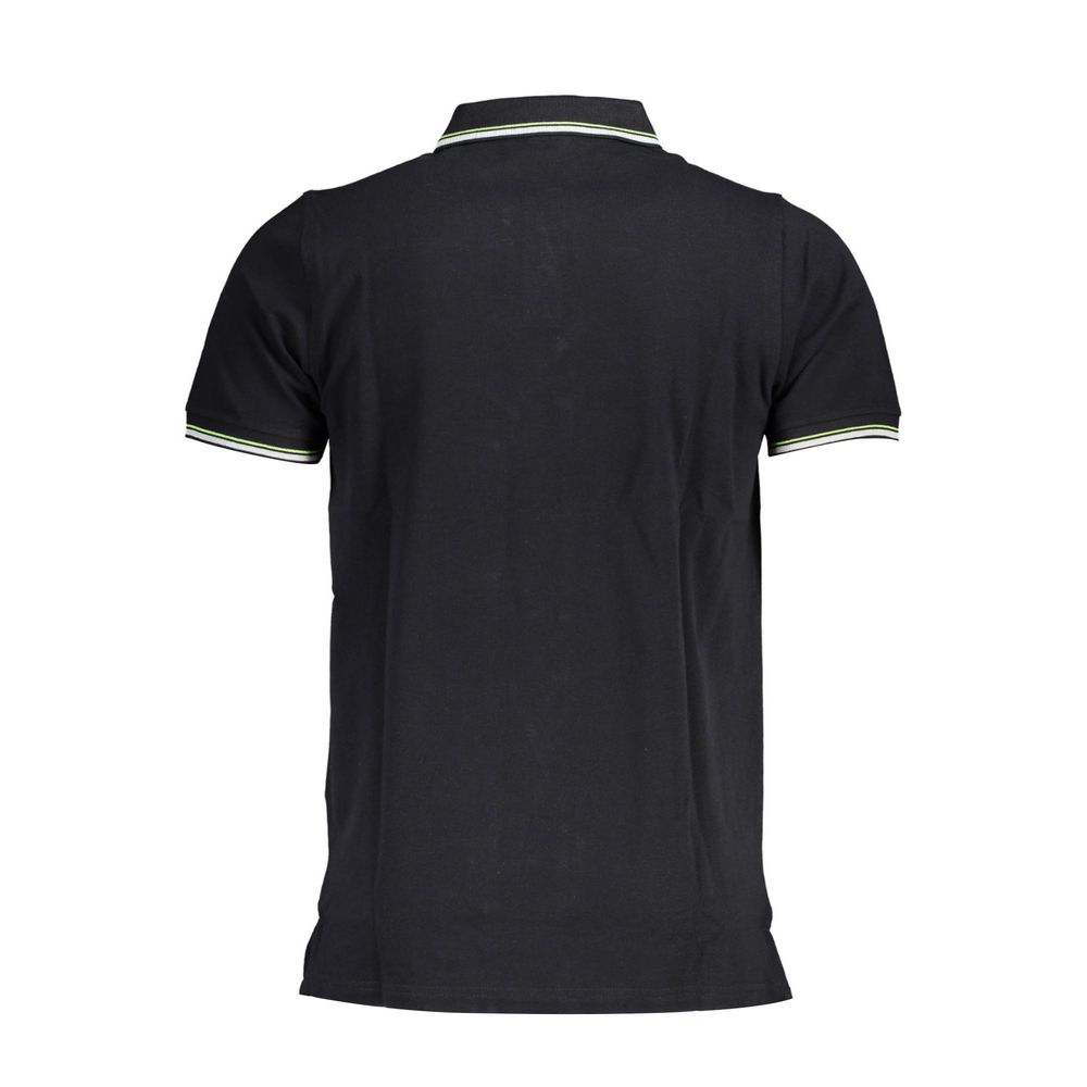 Norway 1963 Black Cotton Men Polo Shirt - Luxe Nova