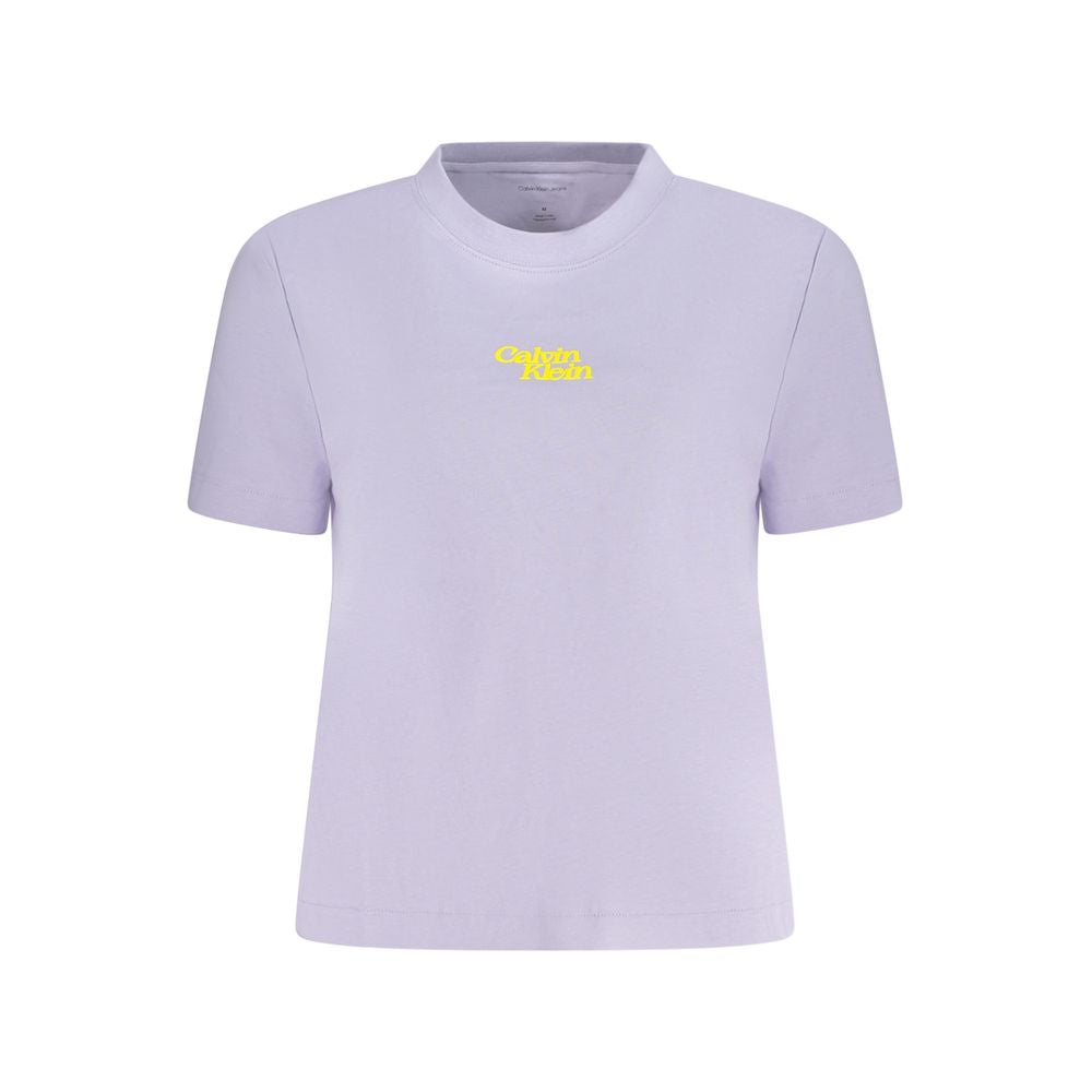 Calvin Klein Viola Cotton Women T-Shirt - Luxe Nova