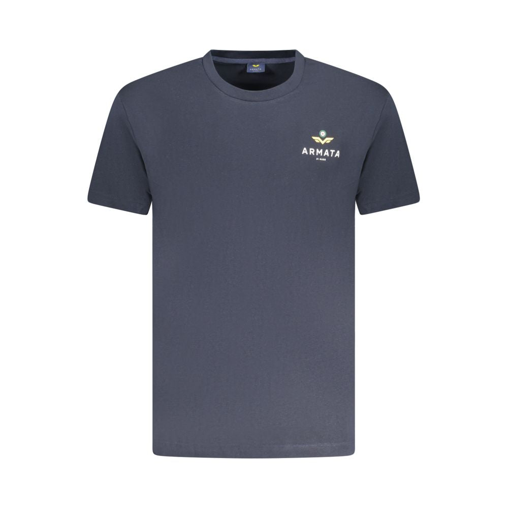 Armata Di Mare Blue Cotton Men T-Shirt - Luxe Nova