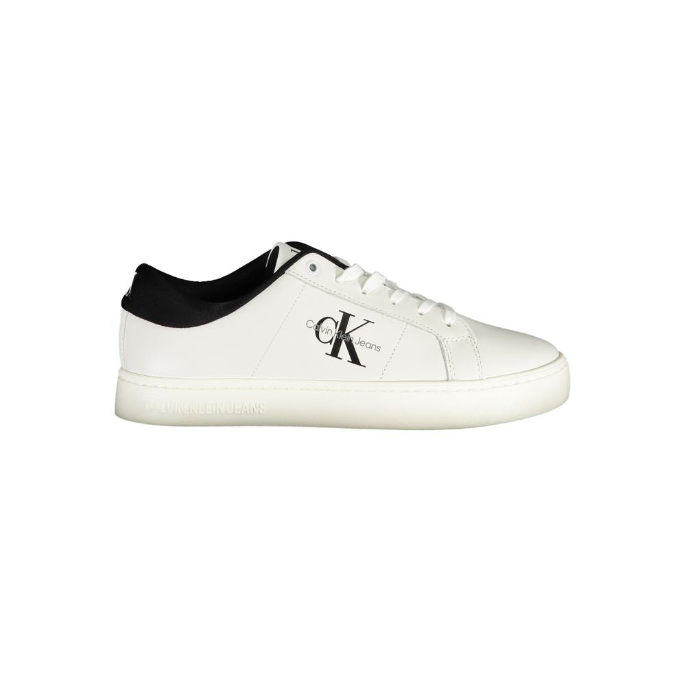 Calvin Klein Bianco Polyurethane Men Sneaker - Luxe Nova