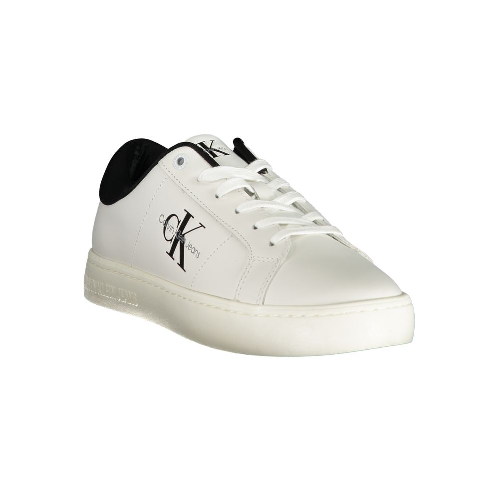 Calvin Klein Bianco Polyurethane Men Sneaker - Luxe Nova