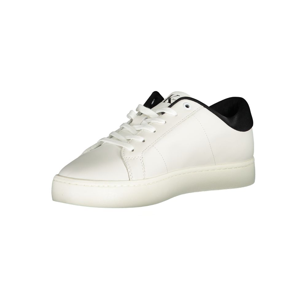 Calvin Klein Bianco Polyurethane Men Sneaker - Luxe Nova