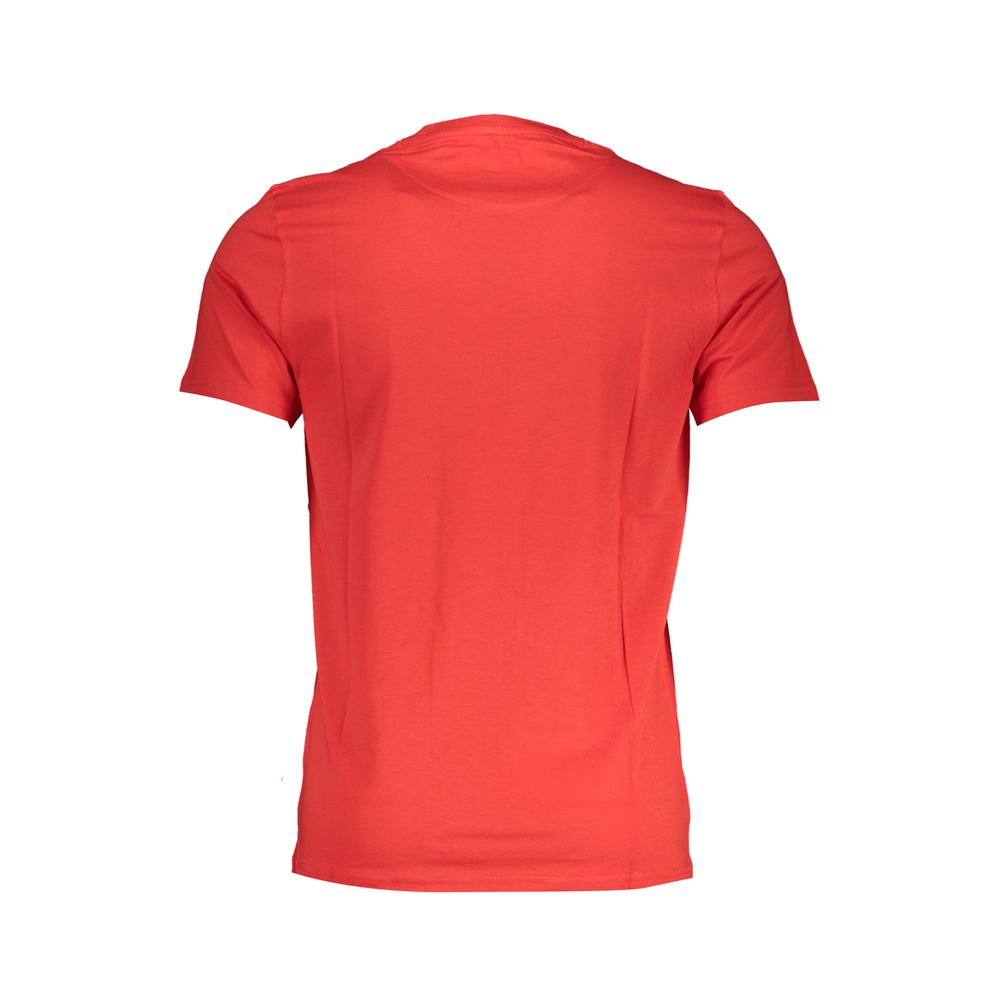 Harmont & Blaine Rosso Cotton Men T-Shirt - Luxe Nova