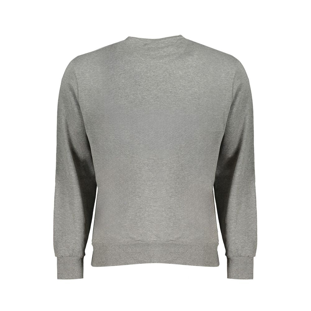 North Sails Grigio Cotton Men Sweatshirt - Luxe Nova