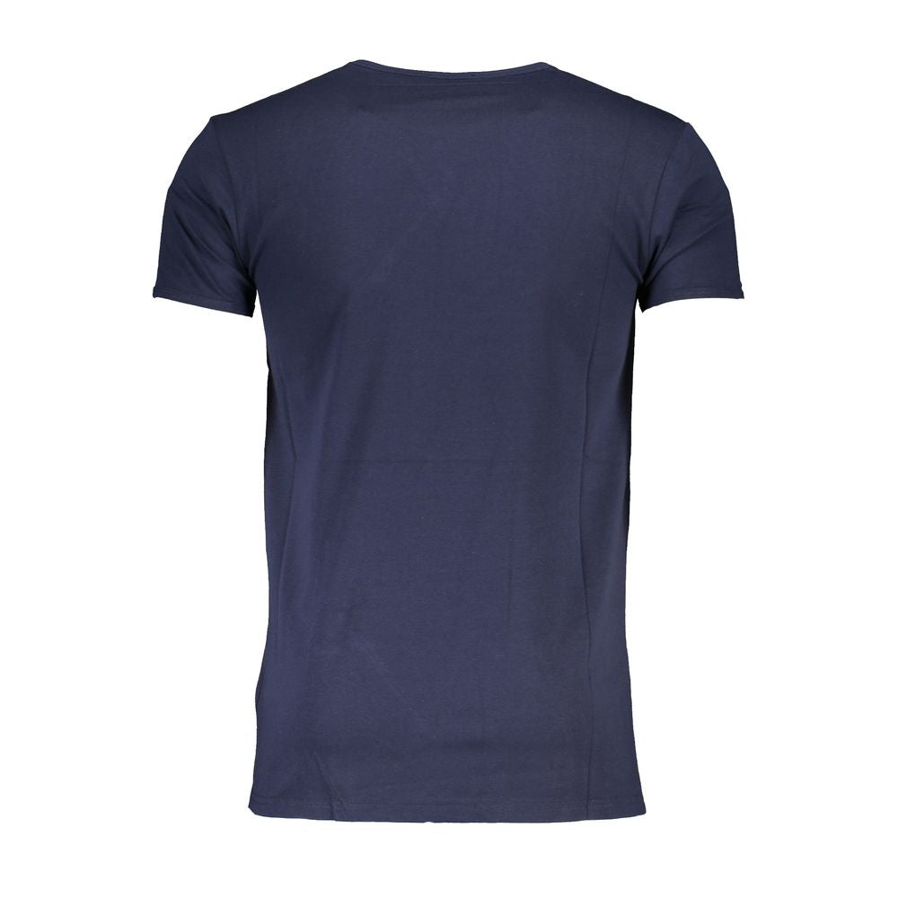 Cavalli Class Blue Cotton Men's T-Shirt - Luxe Nova