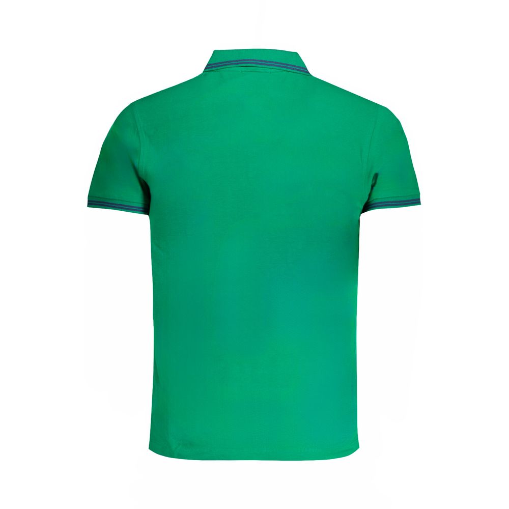 Cavalli Class Verde Cotton Men Polo - Luxe Nova