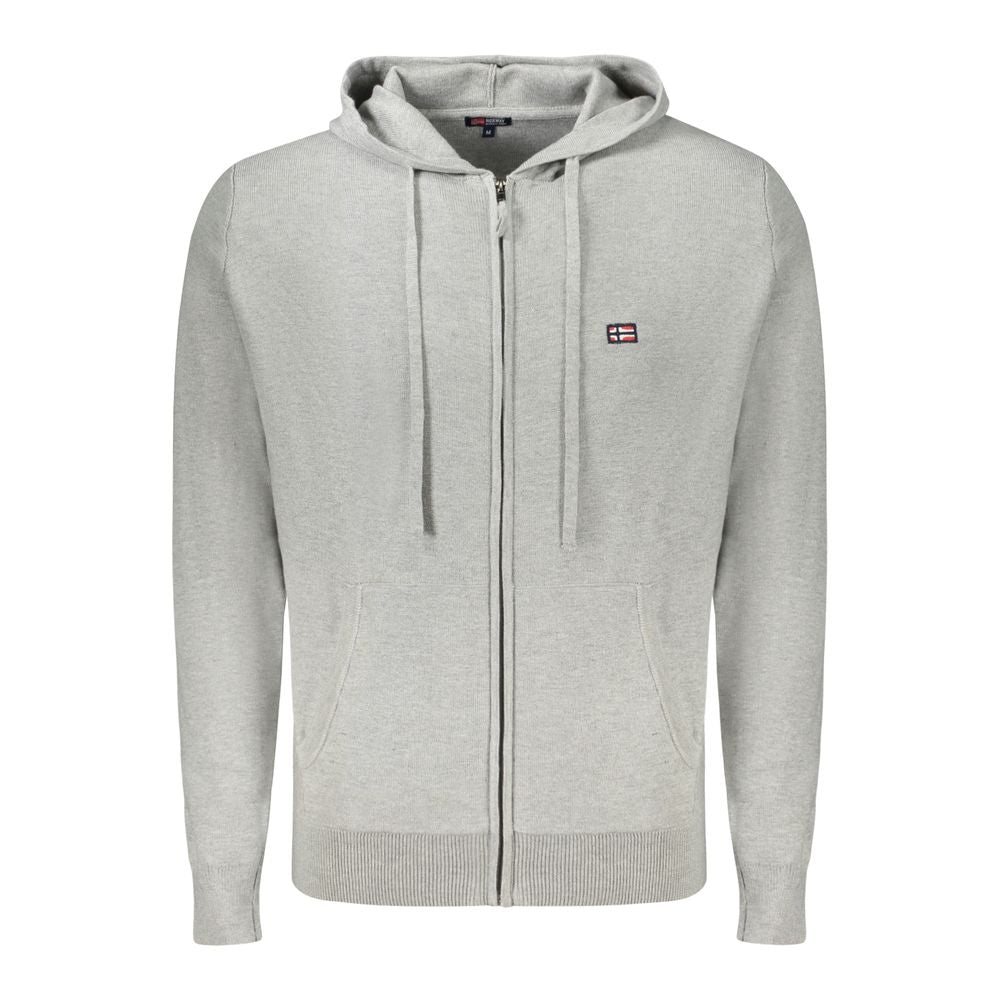 Norway 1963 Grigio Poliammide Men's Cardigan - Luxe Nova