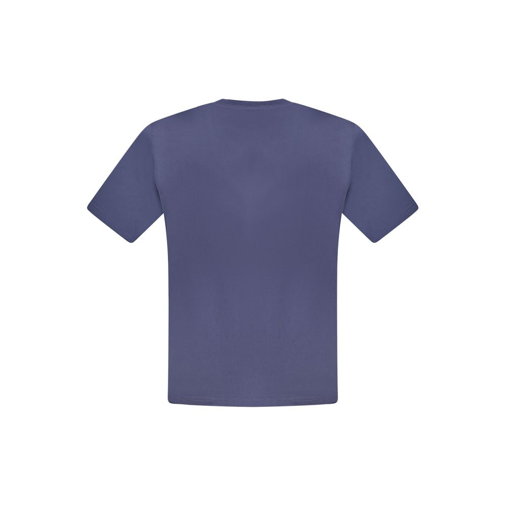 North Sails Blue Cotton Men T-Shirt - Luxe Nova