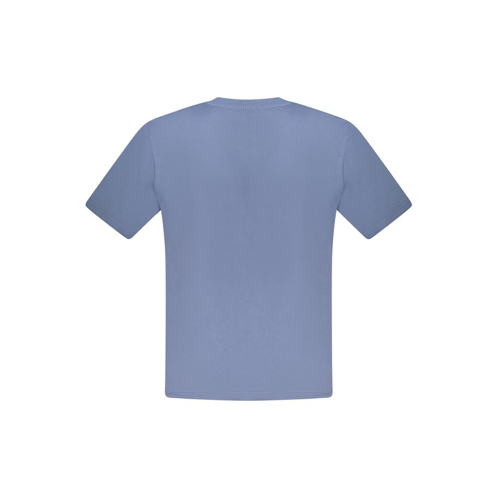 North Sails Blue Cotton Men T-Shirt - Luxe Nova