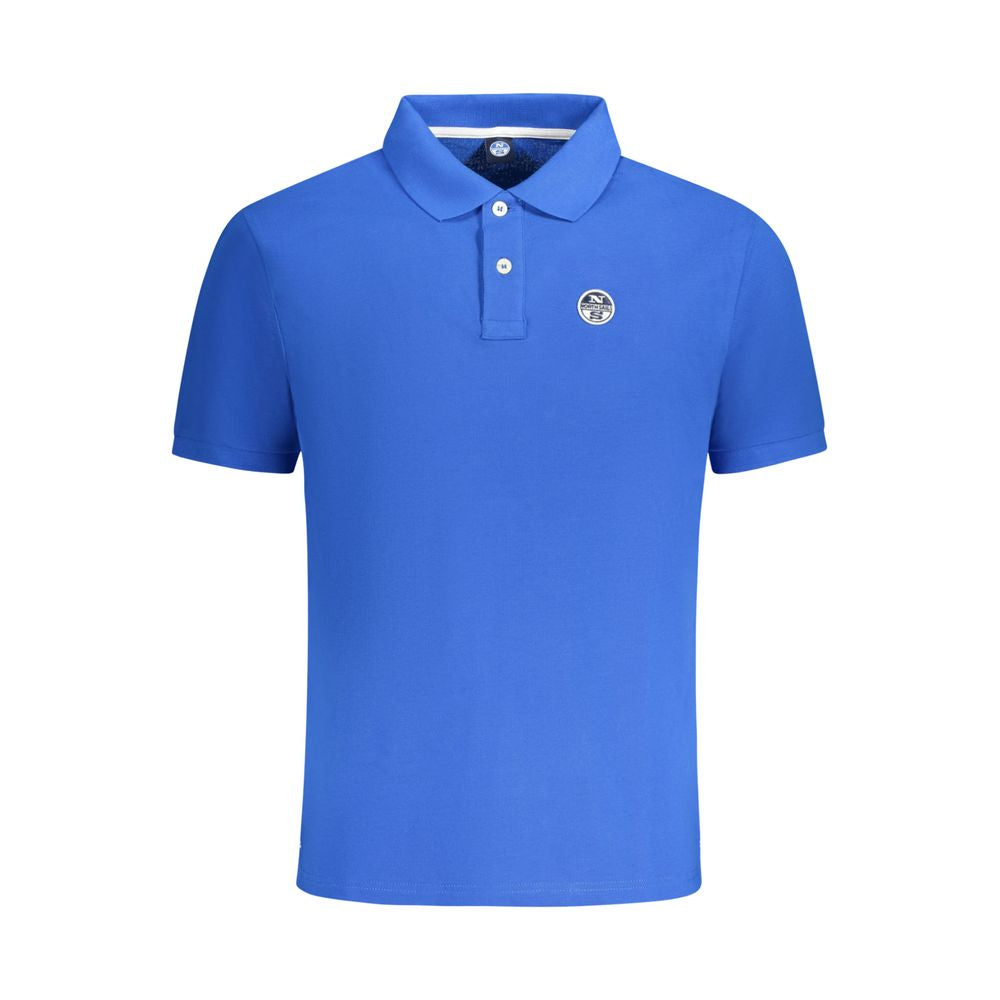 North Sails Blue Cotton Men's Polo Shirt - Luxe Nova