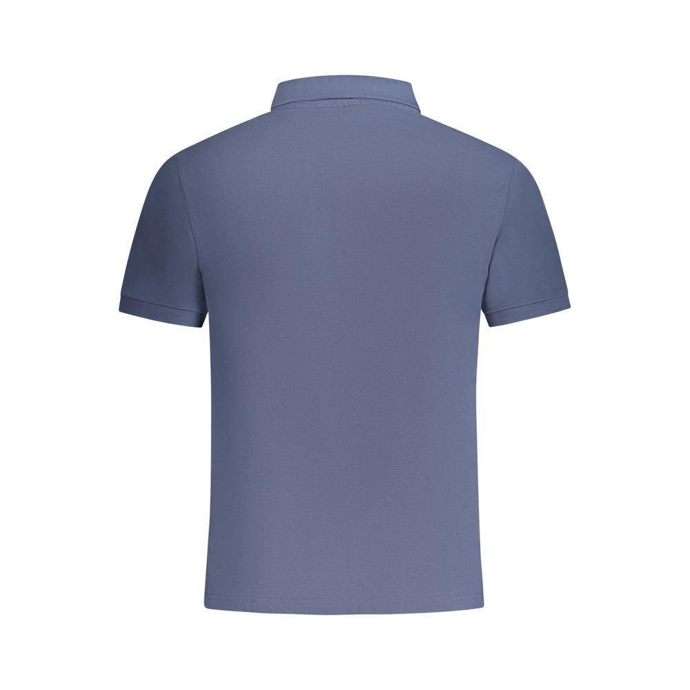 North Sails Blue Cotton Men Polo Shirt - Luxe Nova