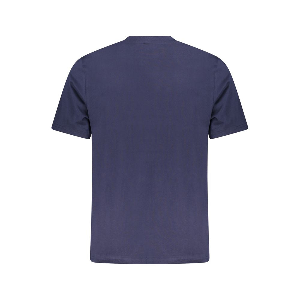 North Sails Blue Cotton Men T-Shirt - Luxe Nova