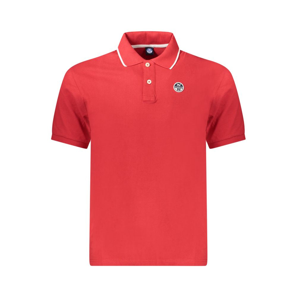North Sails Rosso Cotton Men Polo - Luxe Nova