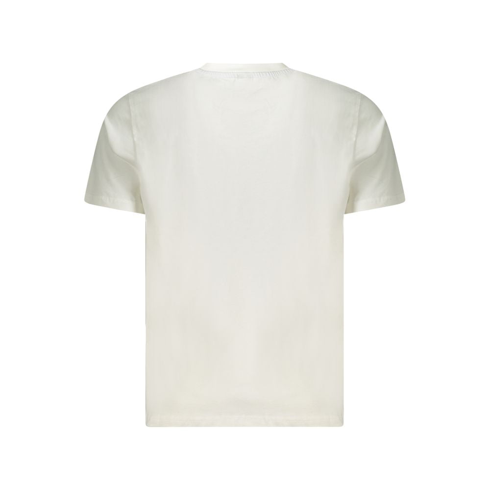 North Sails Bianco Cotton Men T-Shirt - Luxe Nova