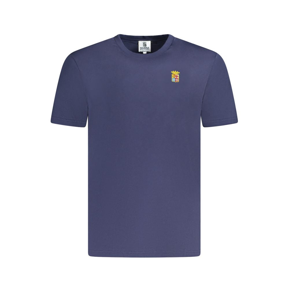 Marina Militare Blue Cotton Men's T-Shirt - Luxe Nova