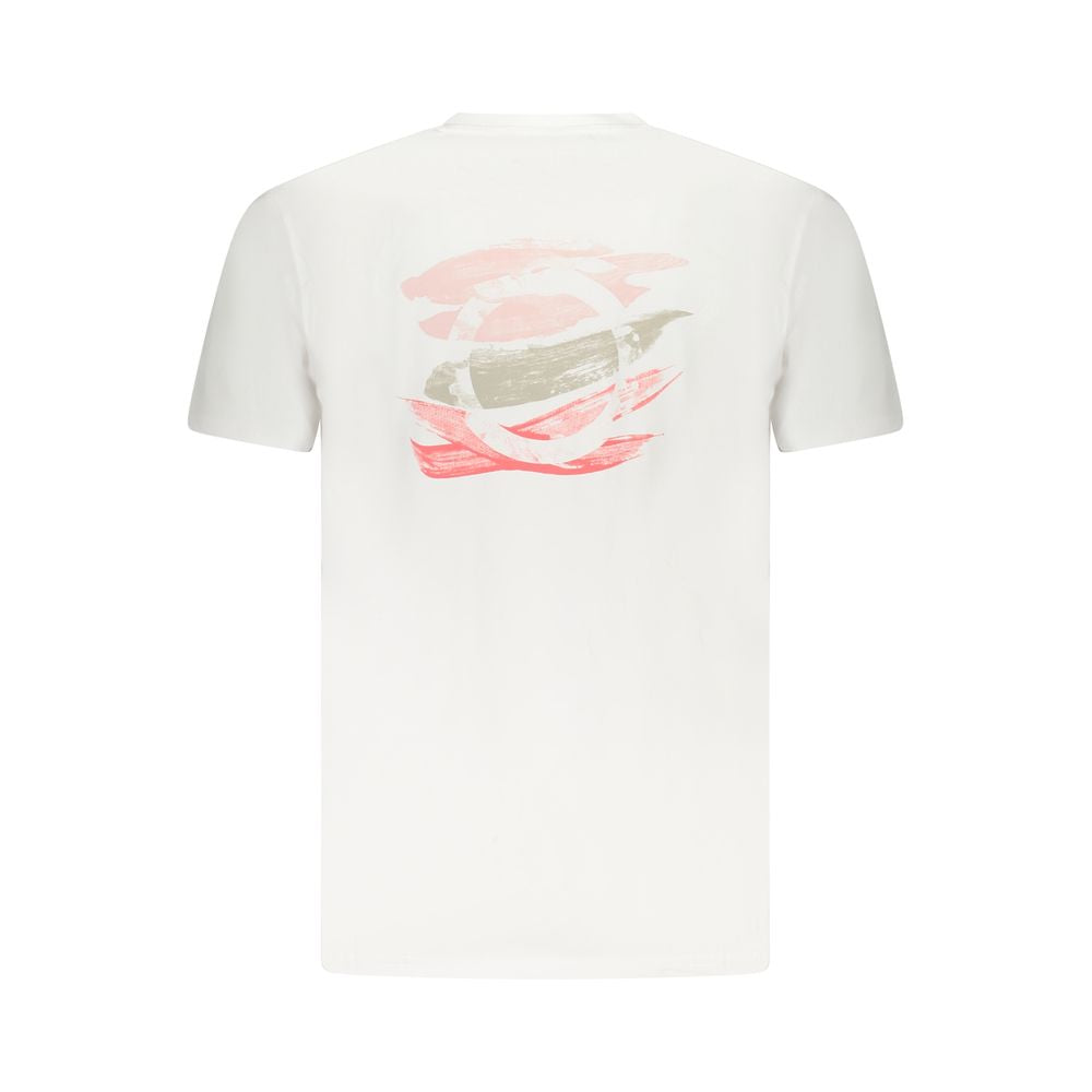 Trussardi White Cotton Men's T-Shirt - Luxe Nova