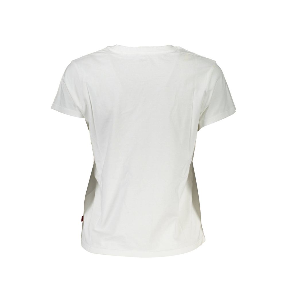 Levi's White Cotton Women's T-Shirt - Luxe Nova