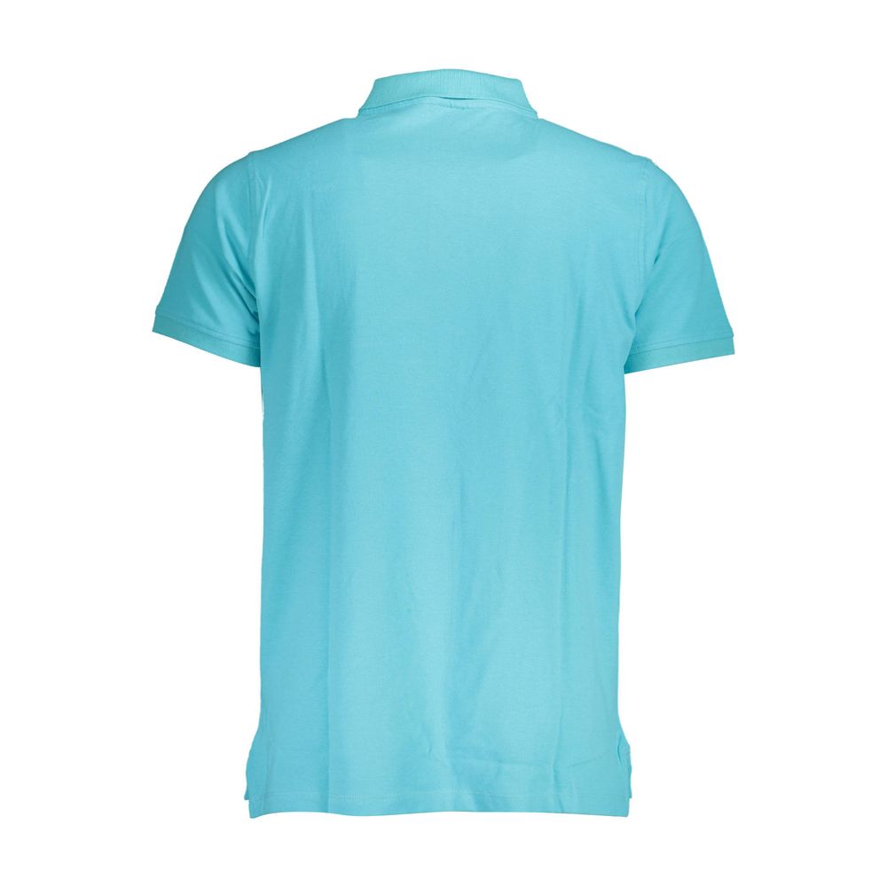 Norway 1963 Azzurro Cotton Men Polo - Luxe Nova