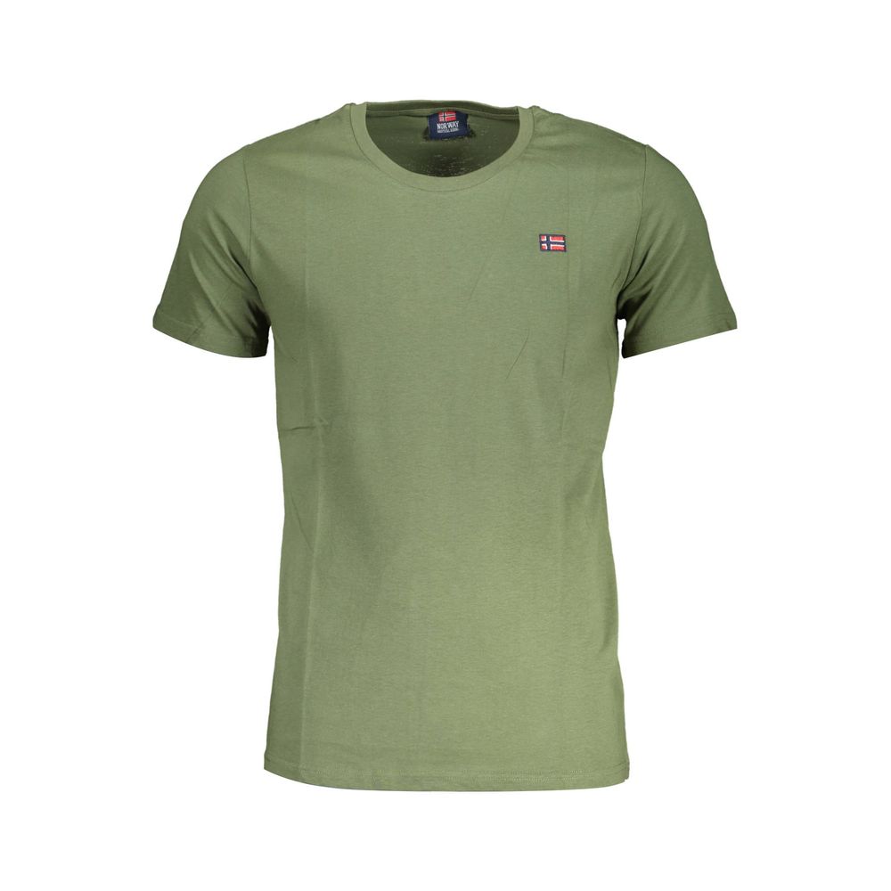 Norway 1963 Verde Cotton Men T-Shirt - Luxe Nova
