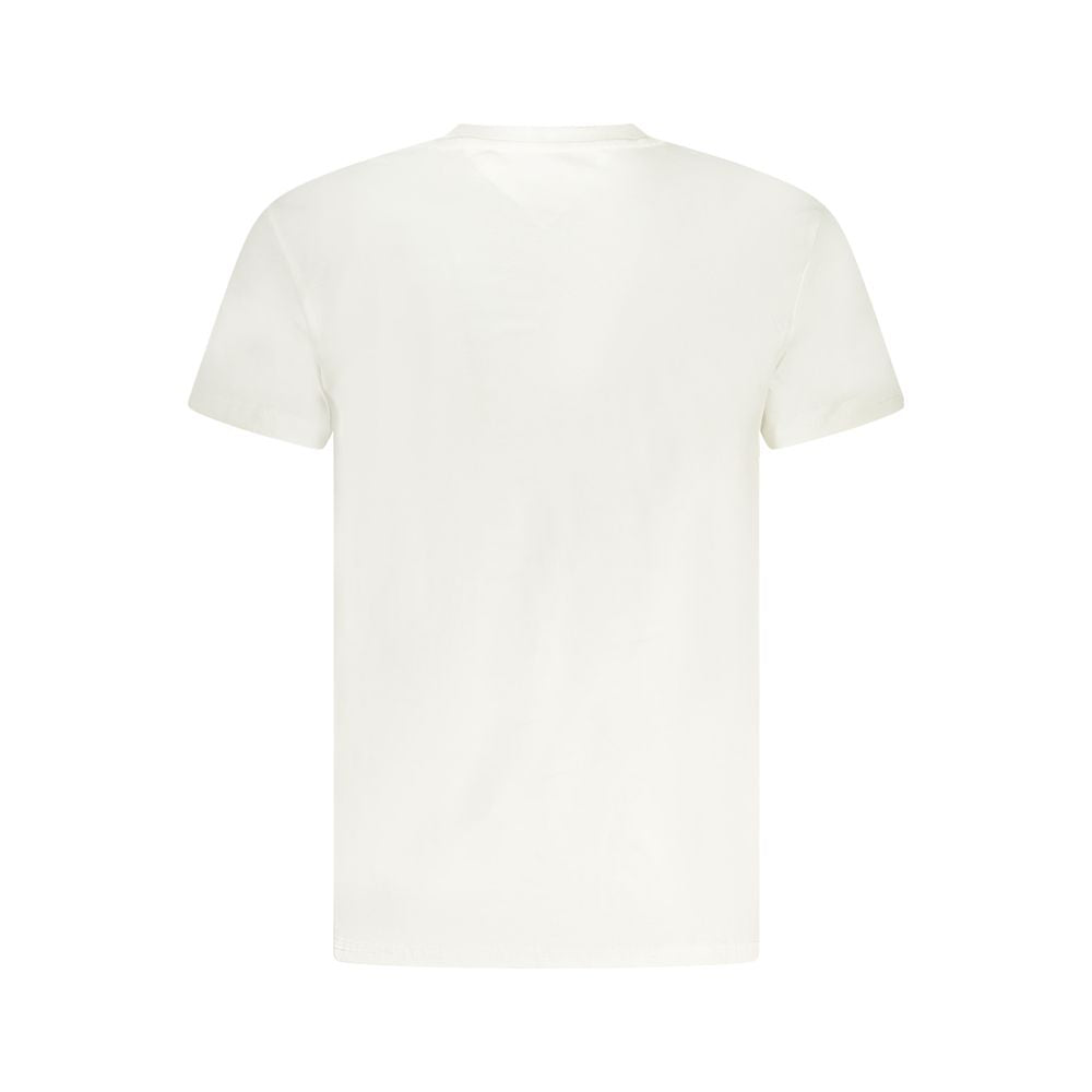 Tommy Hilfiger Bianco Cotton Mens T-Shirt - Luxe Nova